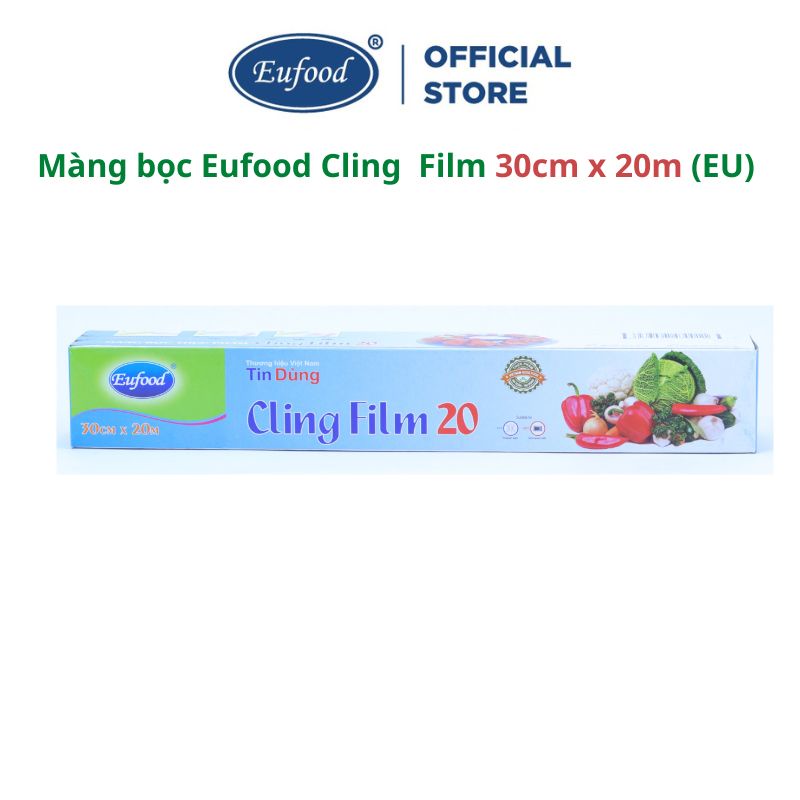 Màng Bọc Thực Phẩm Đa Năng Eufood Cling Film PVC Không Chứa Chất DEHA(4 size) - Eufood Việt Nam - Nhập Khẩu Chính Hãng