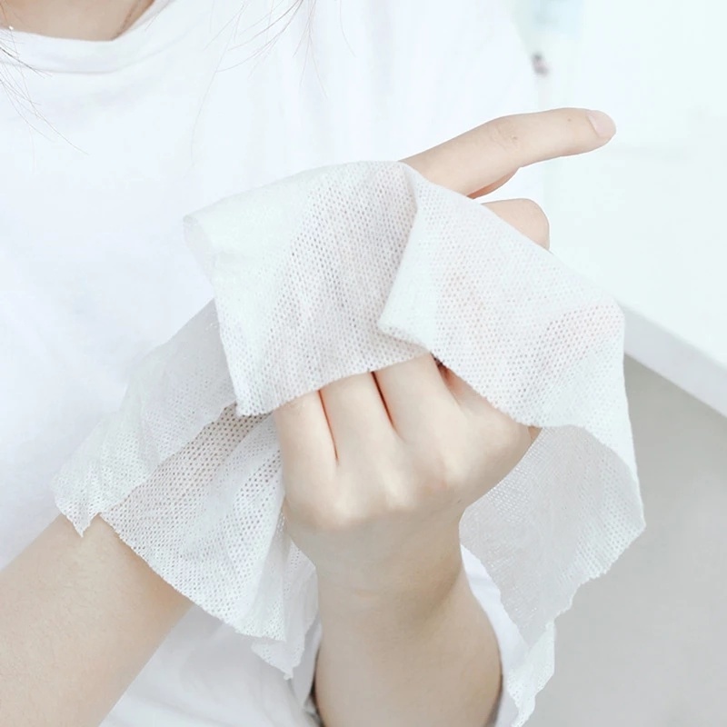 Bộ 10 Khăn Nén Cotton Dùng Một Lần Loại Lớn Tiện Dụng Khi Đi Du Lịch