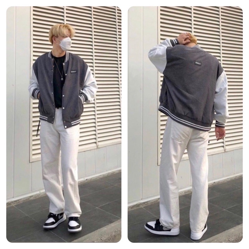 Khoác Nhung Bomber MST  Bomber Jacket chất nhung gân dày dặn lót dù / Nam nữ unisex  Jaystoree2