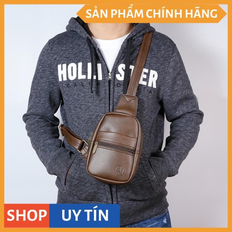 Túi Nam Đeo Chéo Trước Ngực 4U Da Tổng Hợp Nhỏ Gọn BA415 | BigBuy360 - bigbuy360.vn