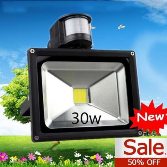 ✔️ đèn led cảm biến,Đèn Led cảm biến Flood Light công suất 30W [MUA BAO NHIÊU TẶNG BẤY NHIÊU]