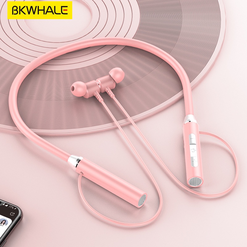 Tai Nghe Chơi Game Bluetooth 5.1 Có Mic Đeo Cổ BKWHALE GB-07