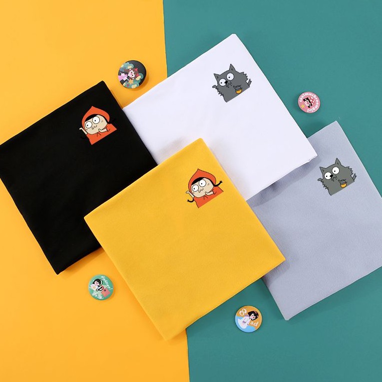 [Hàng Xịn, Gía Tốt] Áo Phông Thun Unisex In Hình Icon Thời Trang Nam Nữ Couple Nhiều Màu Họa Tiết Cáo - Cotton - AT010