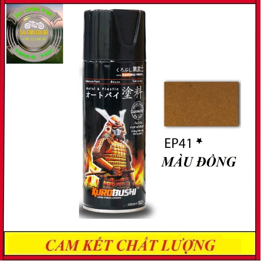 SƠN XỊT SAMURAI EP41* MÀU ĐỒNG