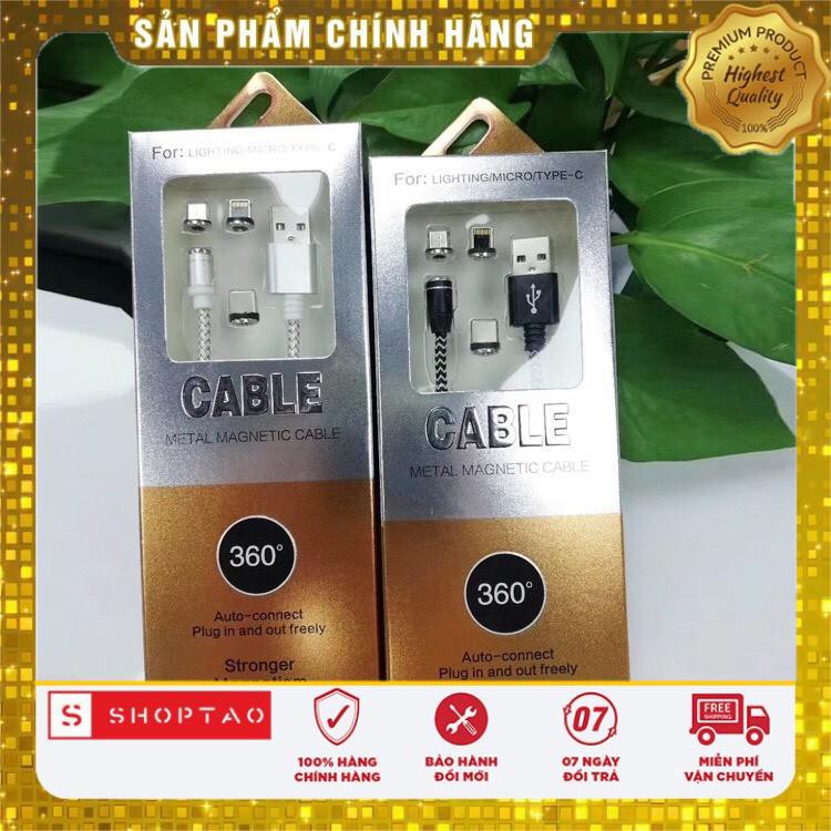 Dây sạc nam châm 3 đầu
