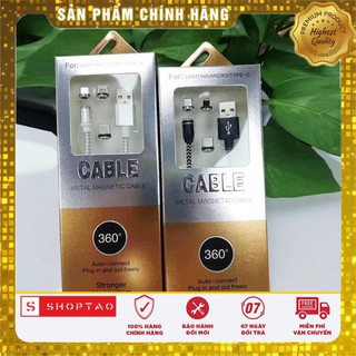 Dây sạc nam châm 3 đầu