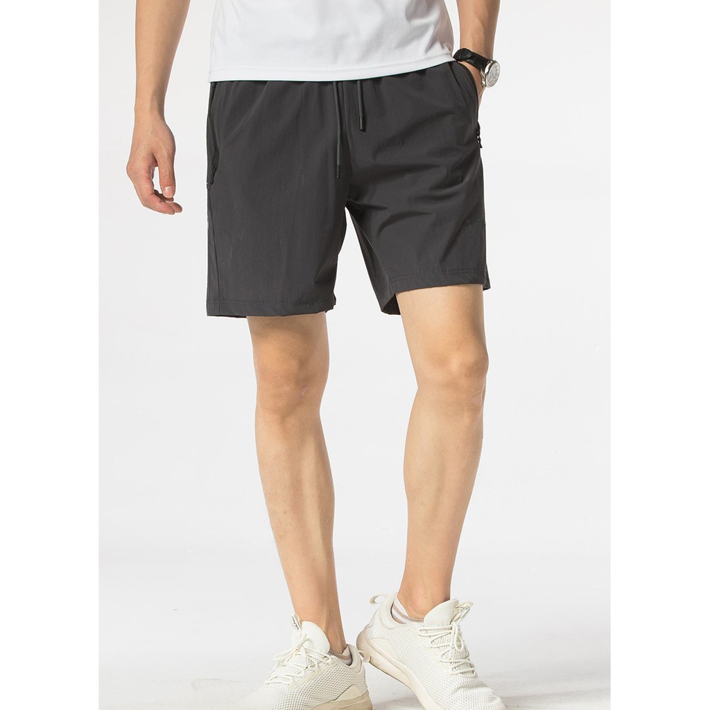 Size High Quality Men's Comfort Shorts Pant Elastic Breathable Shorts Nylon Elastic Casual Shorts Pant Rope Elastic Shorts