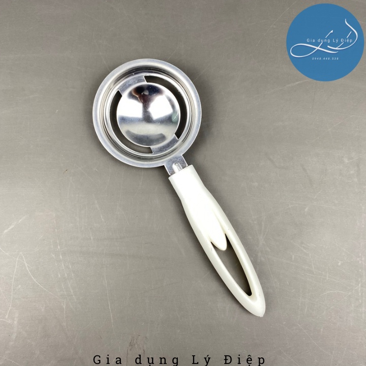 Dụng Cụ Tách Lòng Trắng Trứng, Lọc Lòng Trứng inox cán nhựa