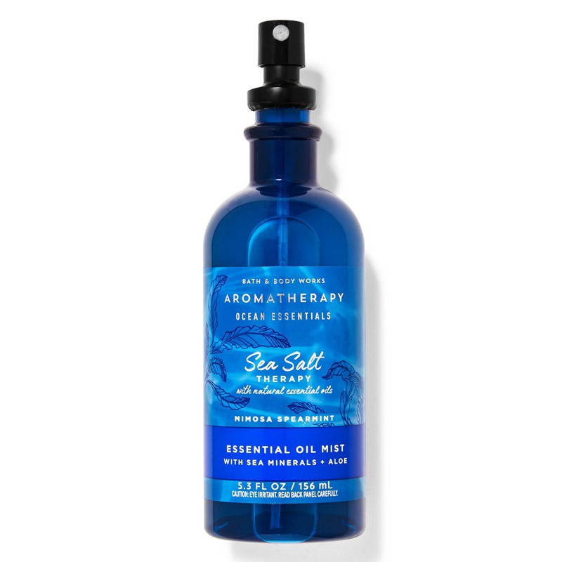 Dầu Bath &amp; Body Works Aromatherapy Natural Essential Oils Mist 156ml - Sea Salt Therapy (Mỹ)