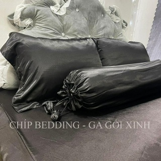 TRỌN BỘ DRAP PHI LỤA THÁI TUẤN HÀNG LOẠI 1 - ĐEN - ĐỦ KÍCH THƯỚC( ẢNH THẬT SHOP CHỤP)