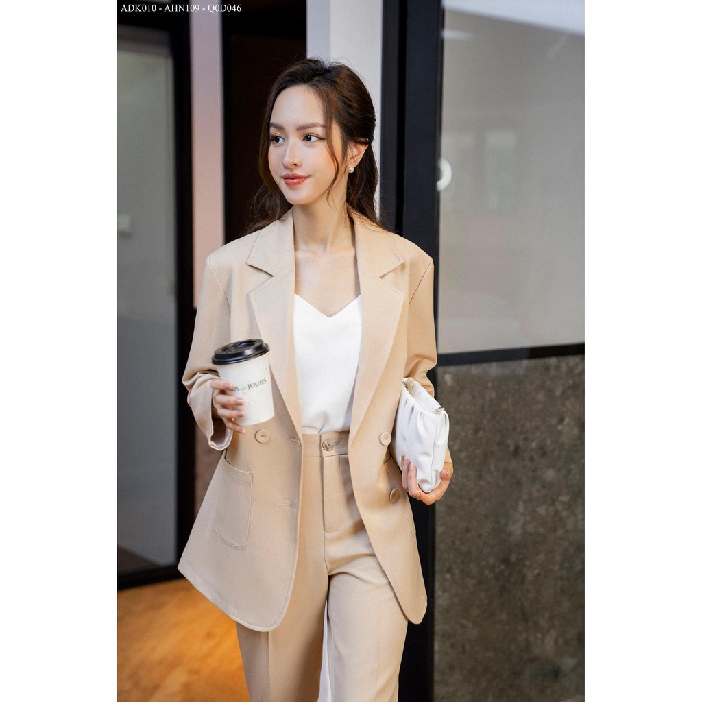 Áo vest 4 khuy 2 túi ốp vuông TIIN STORE ADK010