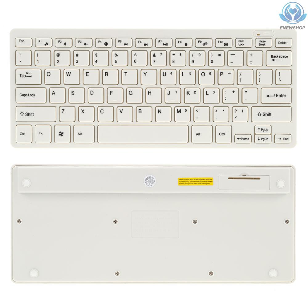 【enew】2.4G Ultra Slim Portable Wireless Keyboard and Mouse Combo with Keyboard Protective Film for Windows 7/8/XP/Vista/Desktop/ PC