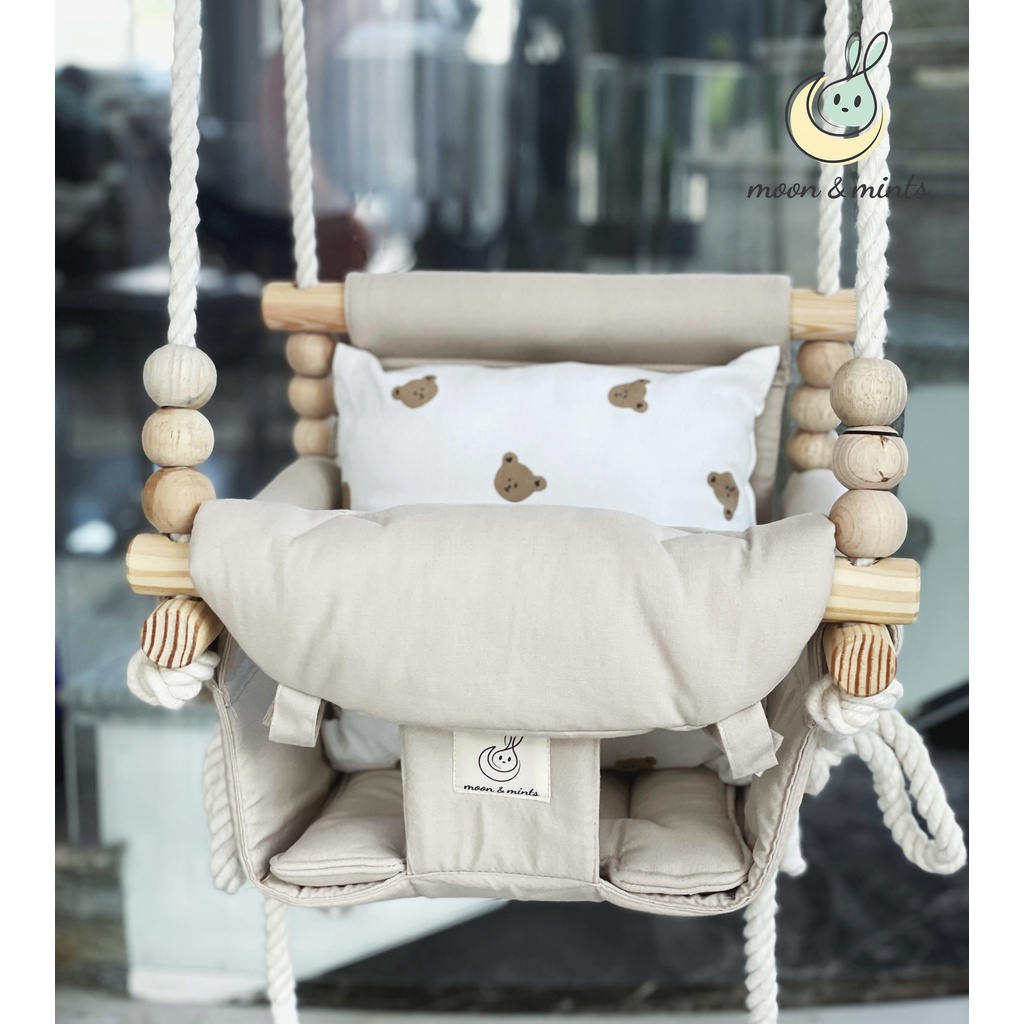 Bộ xích đu đa năng phong cách Hàn Quốc, cho bé từ 5 6 tháng tuổi