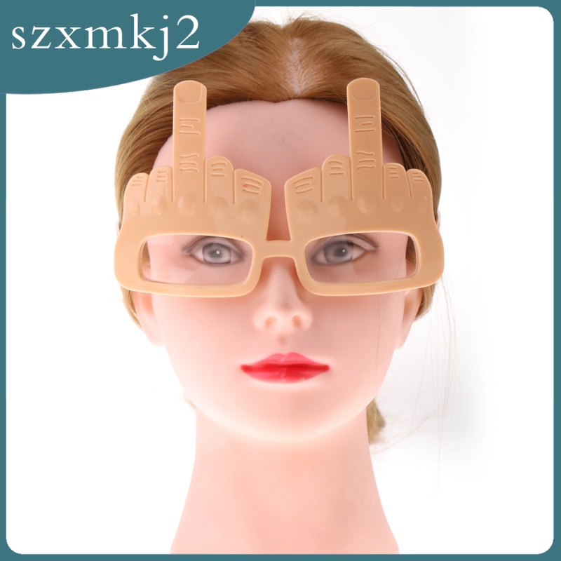 [szxmkj2] Kính Mát Hình Ngón Giữa Dễ Thương Cho Tiệc Hóa Trang