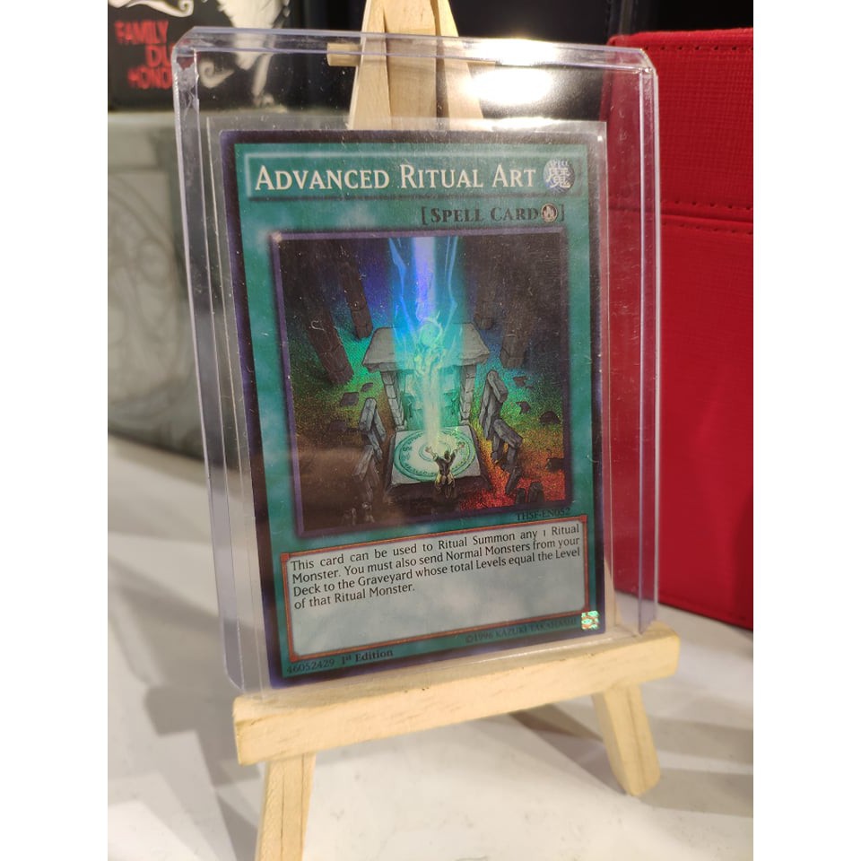 [ Dưa Hấu Yugioh ] Lá bài thẻ bài Advanced Ritual Art - Super Rare - Tặng bọc bài nhựa bảo quản