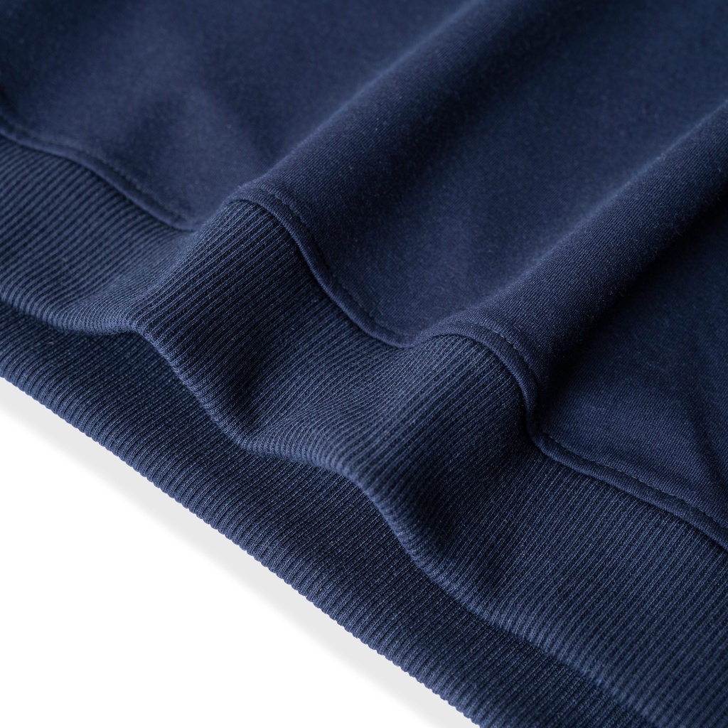 Bộ Nỉ Nam Cổ Tròn Tay Dài Vải Nỉ Da Cá Cotton Mềm Mịn From Dáng Trẻ trung Năng Động Màu Đen Xám Ghi Đậm Tím Than