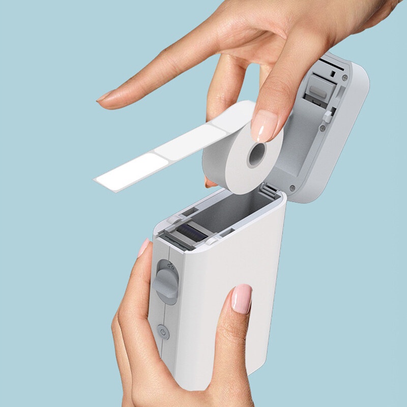 Máy in nhãn/ Nhãn in nhiệt JIASHI không dây tương thích ios android cho nhà cửa văn phòng trường học cửa hàng siêu thị