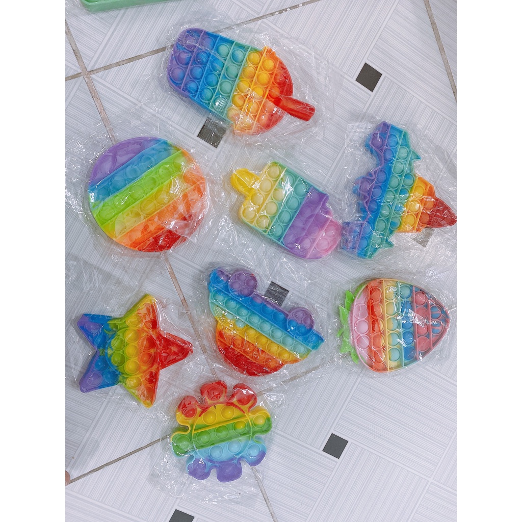 Pop It Fidget Toy Giá Rẻ Đồ Chơi Bóp Bóng Cầm Tay Giúp Giảm Căng Thẳng Hiệu Quả - BỐ KHỦNG LONG