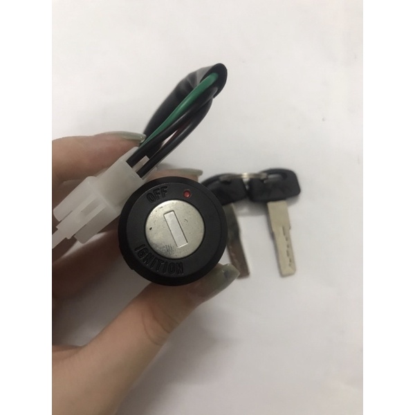 Ổ KHOÁ ĐIỆN Xe Cup 81 82, Xe WIN, Xe Đạp Điện Chìa Khóa Cạnh