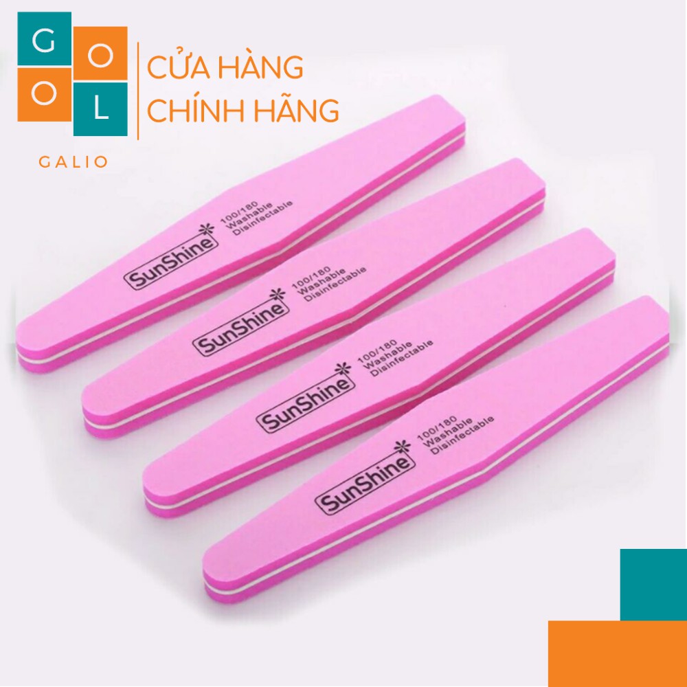 Phao Dũa bột Sunshine độ nhám 100/180- Sản phẩm chuyên dùng Salon Nail -Mi