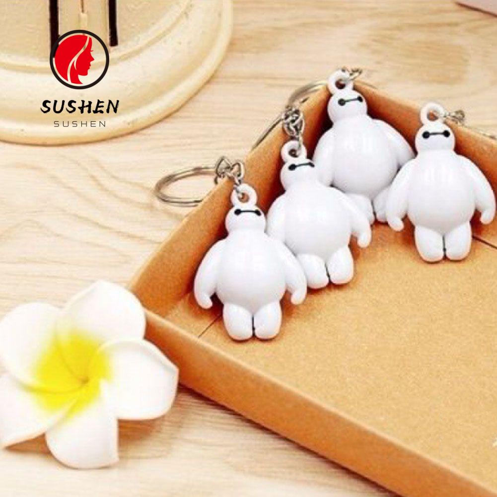 Móc khóa gắn hình Baymax Anime dễ thương cho bé gái