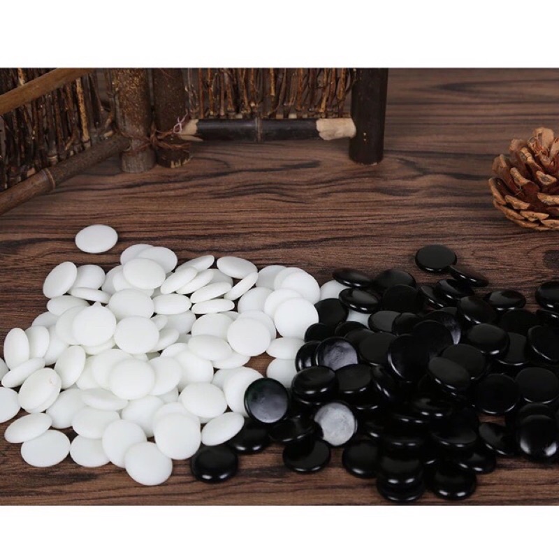 Quân Cờ Vây Đá Bán Lẻ Dẹt Một Mặt