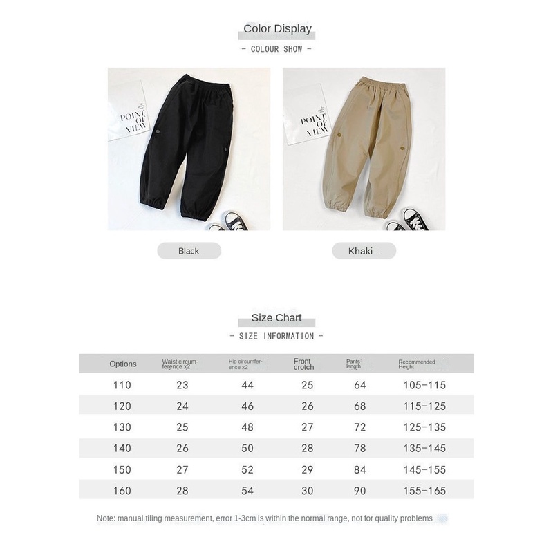 Quần Yếm Cotton Dáng Suông Năng Động Thời Trang Phong Cách Hàn Quốc Cho Bé Trai
