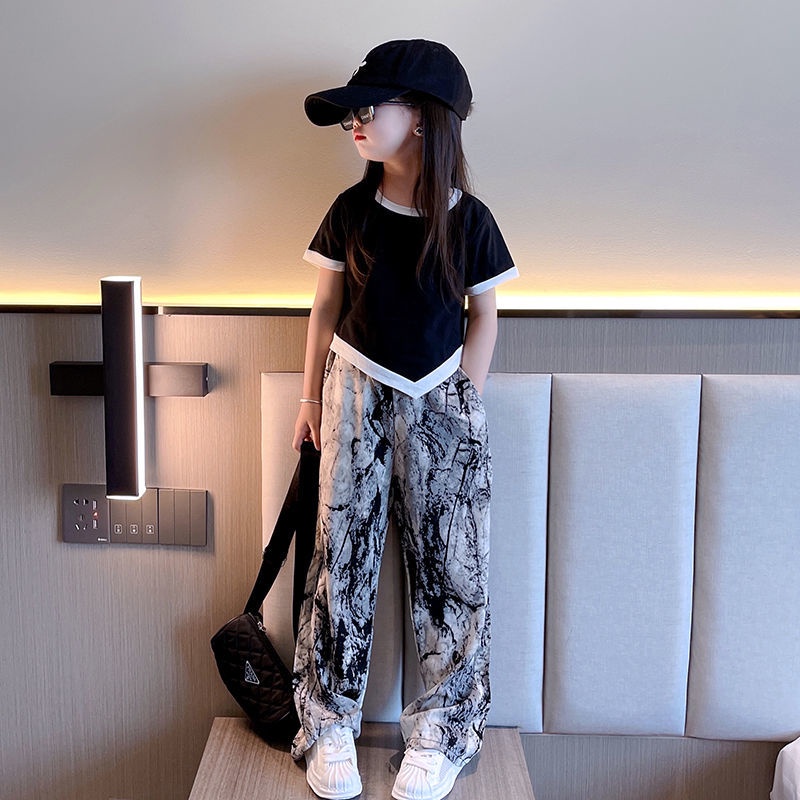 Áo Thun Tay Ngắn Thời Trang Mùa Hè Dành Cho Bé Gái