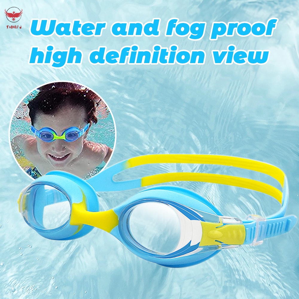 Kính Bơi Silicone Hai Đầu Chống Sương Mù/Chống Trượt Thoải Mái Có Thể Điều Chỉnh Cho Bé