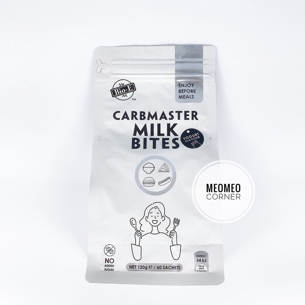 Kẹo sữa giảm thèm ăn & giảm hấp thụ chất béo Bio-E Carbmaster Milk Bite Úc