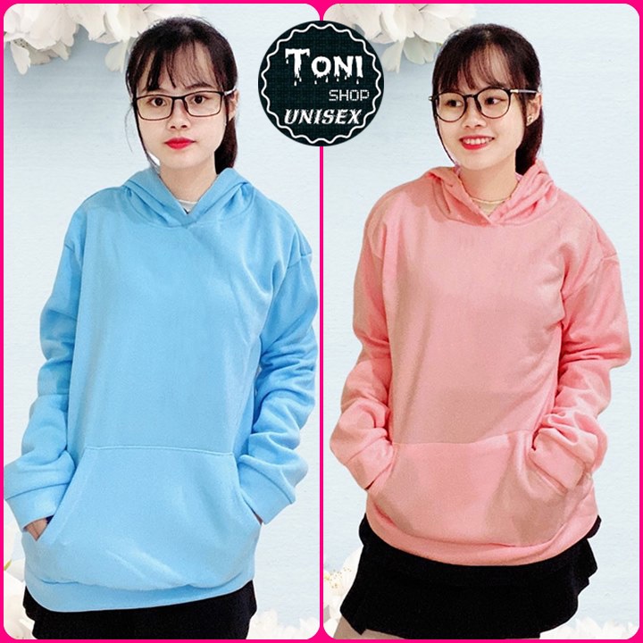 ÁO HOODIE BASIC Nỉ Bông Cao Cấp Full Size Full Màu (HD1000 - Kèm Video Ảnh Thật)