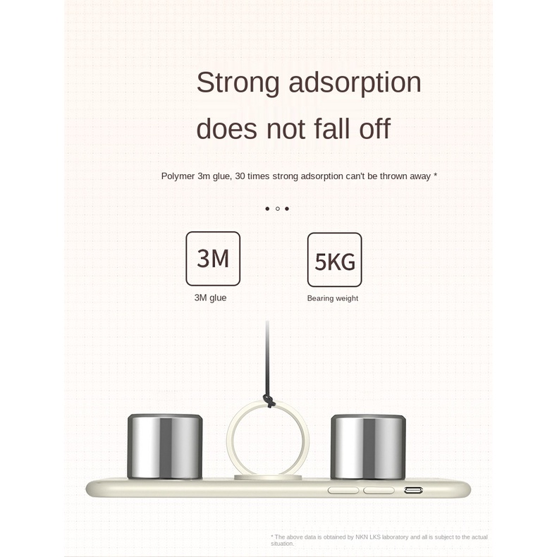 Giá Đỡ Điện Thoại Bằng Silicone Siêu Mỏng Có Vòng Nhẫn Từ Tính Để Xe Hơi Thông Dụng