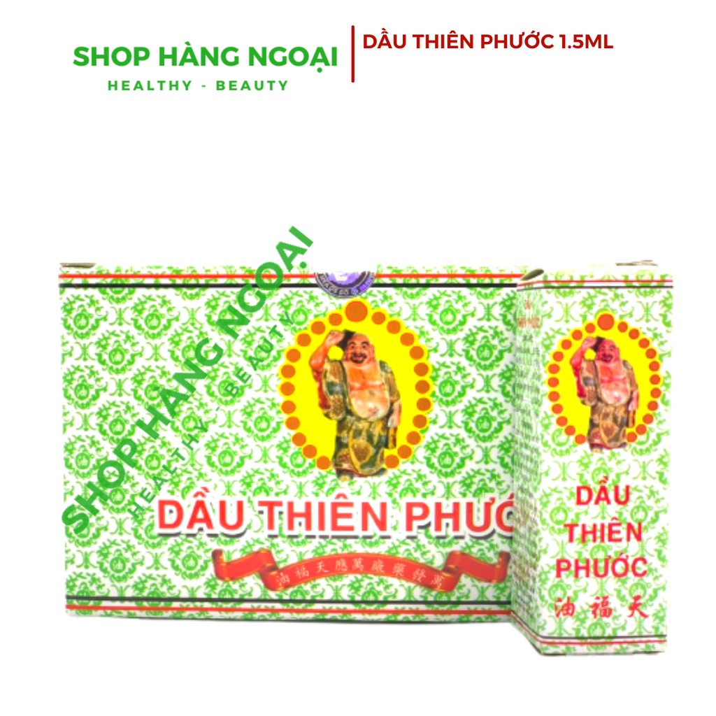 10 chai dầu Thiên Phước 1.5ml - Hương như dầu Phật Linh