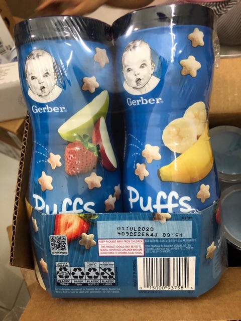 Bánh ăn dặm Gerber date 2024