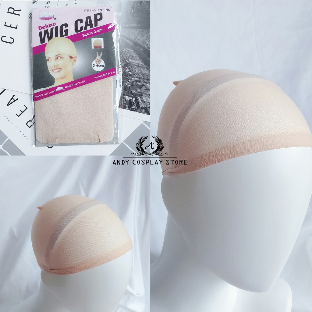 [Có Sẵn] Lưới Đội Tóc Giả Kín Đen/Nude - Wig Cap Kín