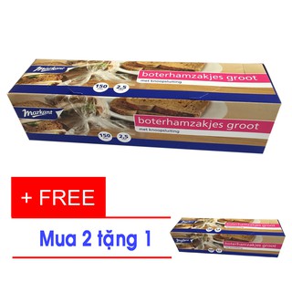 Mua 2 tang 1 : combo 2 tui dung thuc pham 150tui/ hop markant nhap khau ha lan