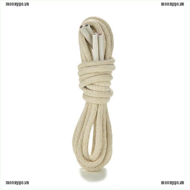 Dây giày boot da dạng tròn chất liệu phủ sáp | BigBuy360 - bigbuy360.vn