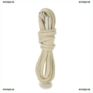 < Monnygo + COD > Dây Giày Bốt Da Dạng Tròn Sáp