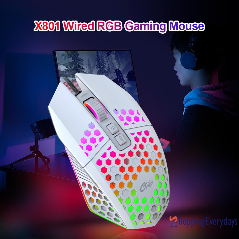 Chuột Gaming X801 Có Dây 8 Nút 8000 Dpi