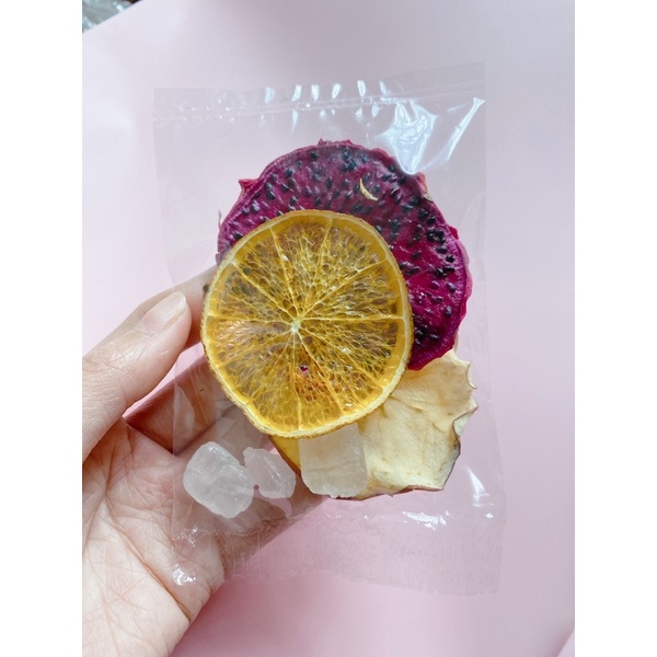 Trà detox CAM, THANH LONG , Táo  tặng đường phèn