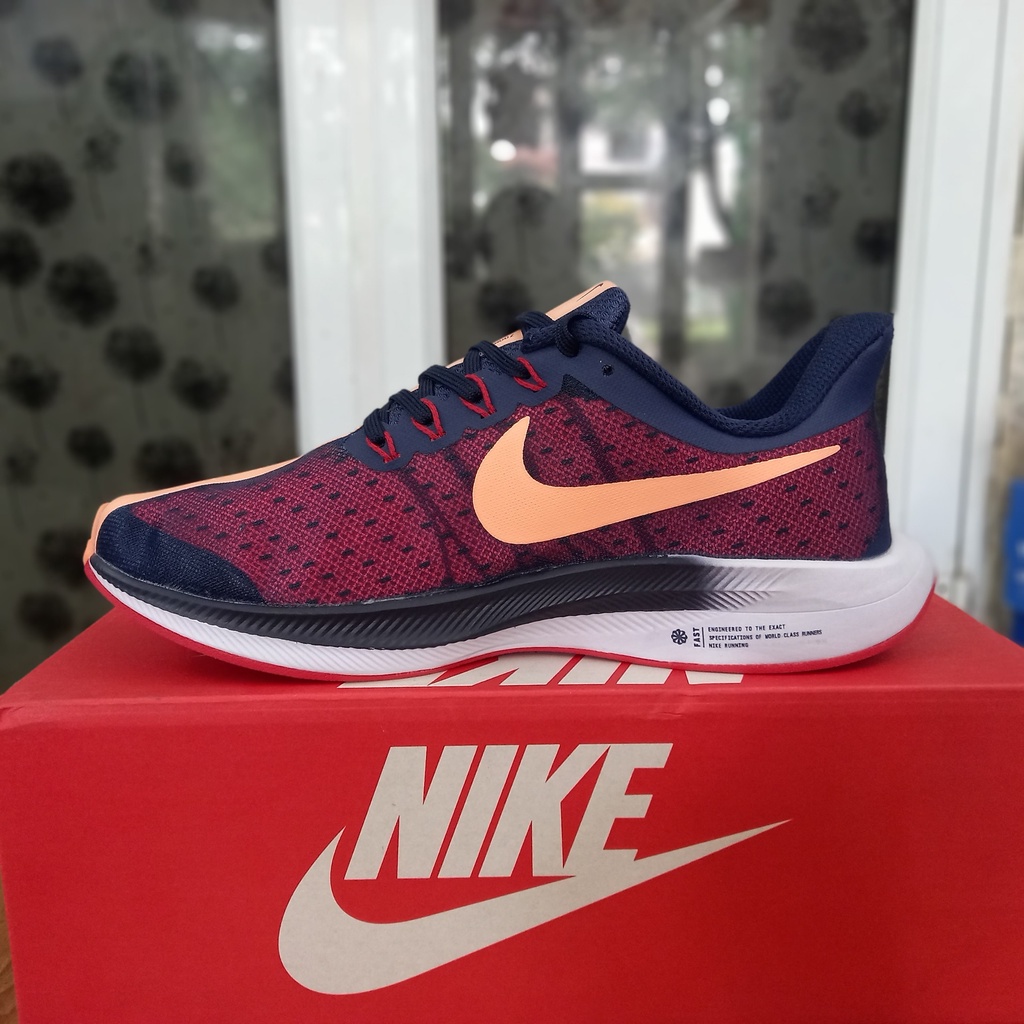 Giày Sneaker Zoomx Pegasus 35 Turbo 2.0 Blackened Blue/Orange Peel- Giày thể thao - Giày chạy bộ - Giày Gym.