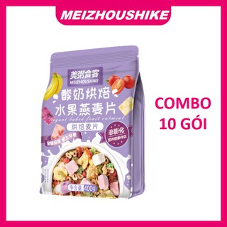Ngũ cốc sữa chua hoa quả meizhoushike 400g