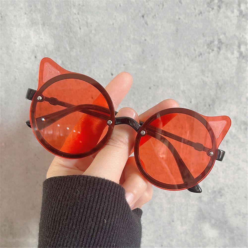 NIUYOU Kính Mát Gọng Tròn Họa Tiết Hoạt Hình Phong Cách Cổ Điển Thời Trang Mùa Hè Cho Bé Trai Và Gái