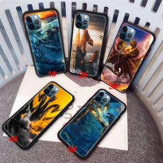 Ốp điện thoại mềm hình Godzilla và Kong cho iPhone 5 5S SE 2020 6 6S 7 8 Plus X 80WS