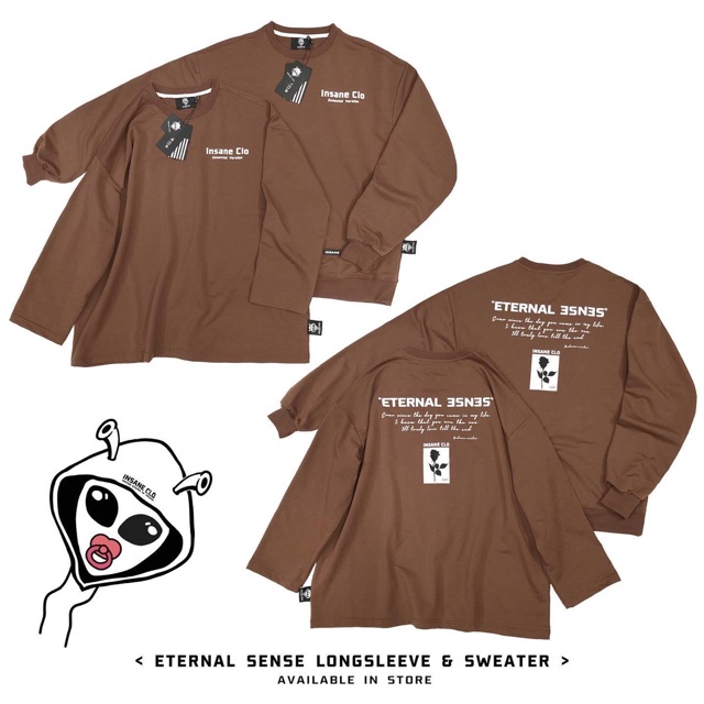Áo Sweater Eternal Sense màu Nâu