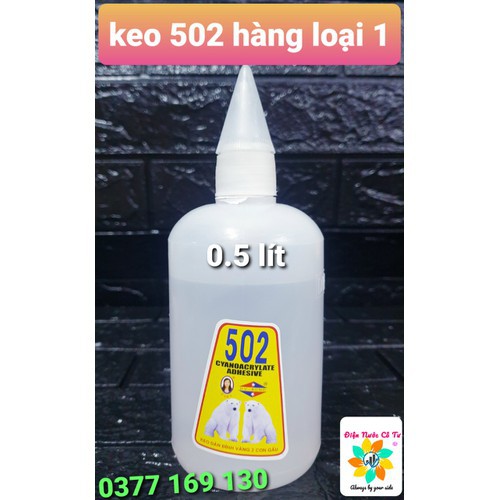 Keo 502 Hủ Tròn 100gram dính siêu tốt (hàng loại 1 - chịu nước cực tốt)