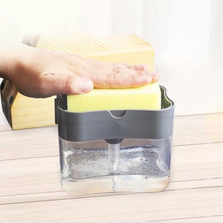 Bình đựng nước rửa chén bát tặng kèm miếng mút rửa chén