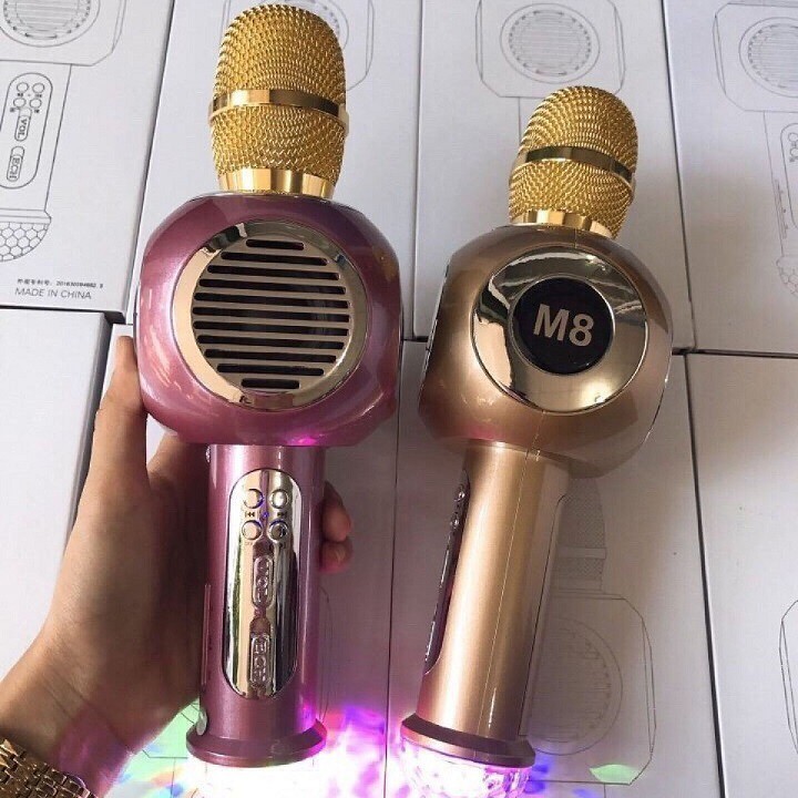 Micro karaoke M8 3 trong 1 hát cực hay- Bảo hành 1 đổi 1 trong vòng 14 ngày Luna Outlet