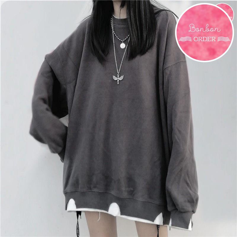 [CÓ SẴN] ÁO PULL NỈ ULZZANG | BigBuy360 - bigbuy360.vn