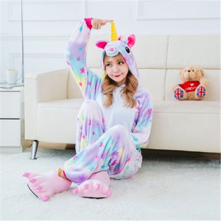 Bộ đồ liên thân người lớn kì lân sao , kì lân cầu vồng